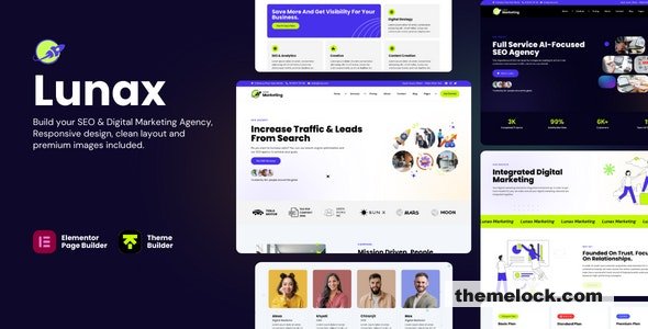 Lunax v1.1.2 - Digital Marketing Agency & SEO WordPress Theme