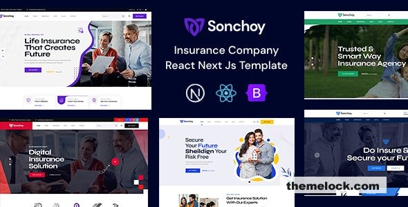 Sonchoy - Insurance Company React Next Js Template