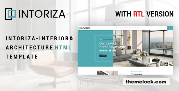 Intoriza v1.0.8 - Interior Architecture WordPress Theme