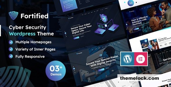 Fortified v1.0 - IT & Cyber Security WordPress Theme