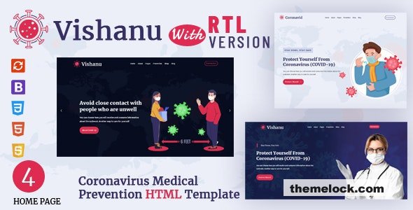 Vishanu – Medical Prevention and Awareness HTML