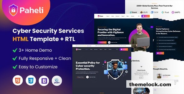 Paheli - Cyber Security HTML Template