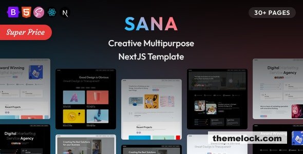 Sana - NextJS Creative Multipurpose Template