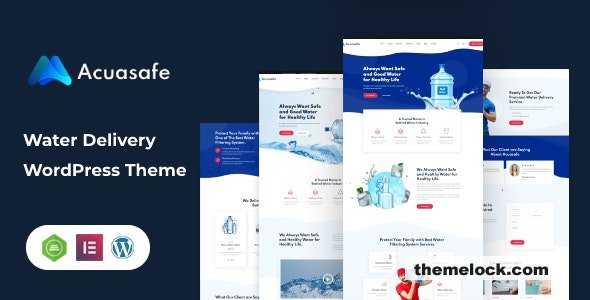 Acuasafe v1.0.1 - Drinking Water Delivery WordPress Theme