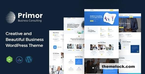 Primor v2.3 - Business Consulting WordPress Theme