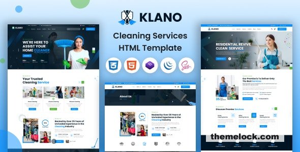 Klano - Cleaning Services HTML Template