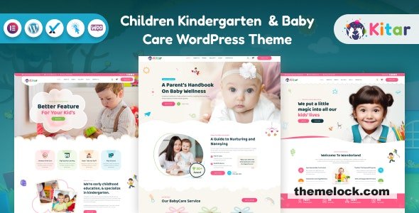Kitar v1.0 – Children Kindergarten & Baby Care WordPress Theme