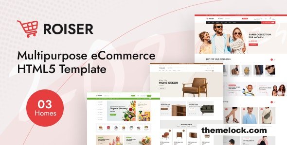 Roiser – Multipurpose eCommerce HTML5 Template