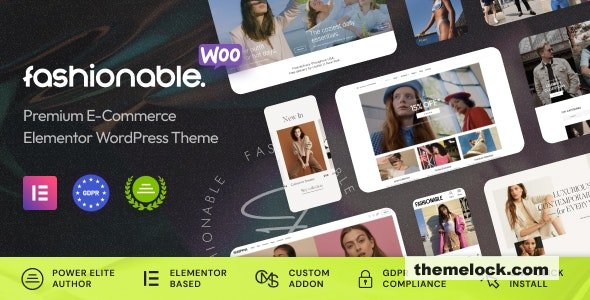 Fashionable v1.0.6 - Clothing & Apparel WooCommerce WordPress Theme
