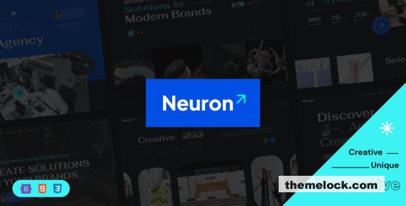 Neuron v2.0.0 – Creative Digital Agency HTML Bootstrap 5 Template