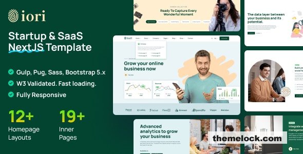 iori v2.0 - Multipurpose Startup & SaaS NextJS Template