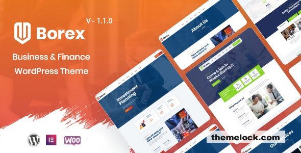 Borex v1.1.3 - Business And Finance WordPress Theme