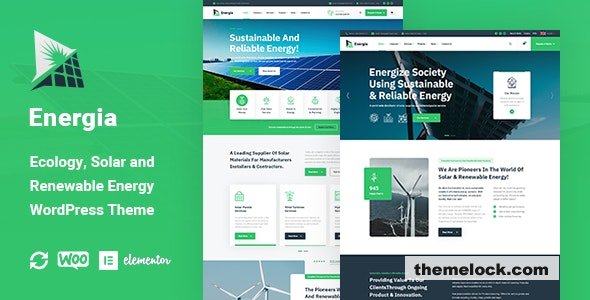 Energia v1.1.2 - Renewable Energy WordPress Theme