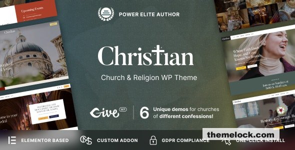 Christian v1.0.3 - Church WordPress Theme