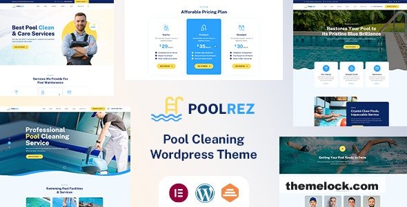 Poolrez v1.0 - Pool Cleaning WordPress Theme