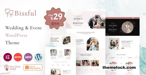 Bissful v1.3 - Wedding & Event WordPress Theme