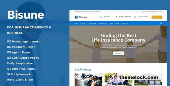 Bisune - Insurance Agency & Business HTML5 Template