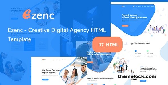 Ezenc - Digital Agency HTML Template