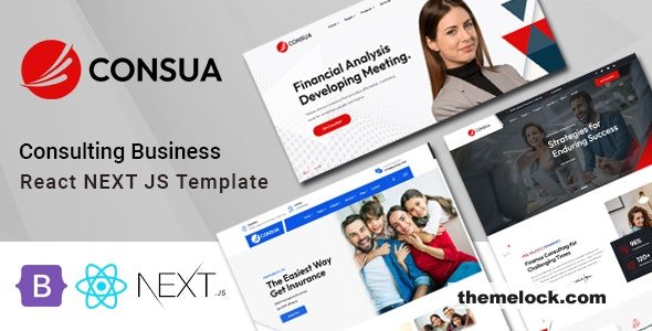 Consua - Business & Finance Next js Template