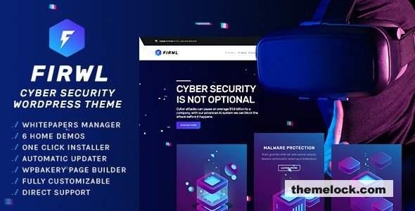 Firwl v1.9.0 - Cyber Security WordPress Theme