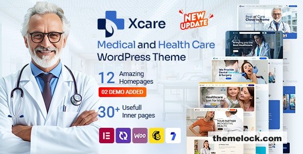 Xcare v5.0 - Medical and Health Care WordPress Theme