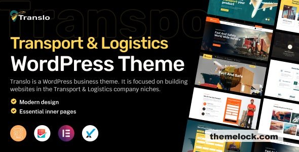 Translo v1.0.0 – Logistics and Transportation WordPress Theme