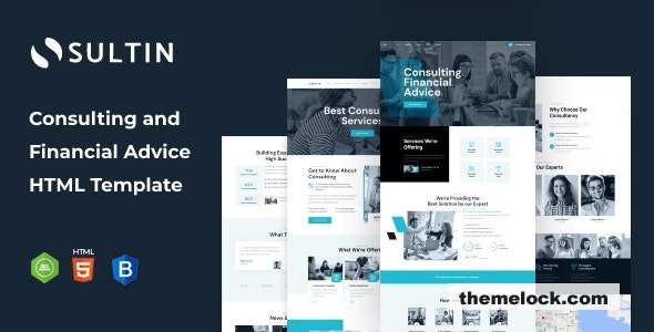 Sultin - Consulting HTML Template