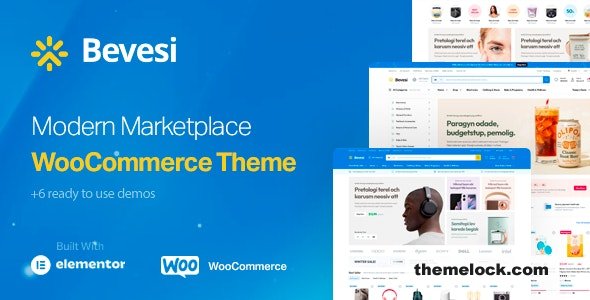 Bevesi v1.0.3 - Multi-Vendor and Marketplace WooCommerce Theme