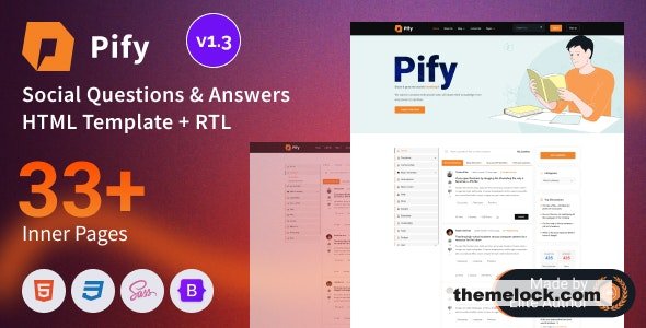 Pify v1.3 - Social Questions & Answers Bootstrap 5 Template