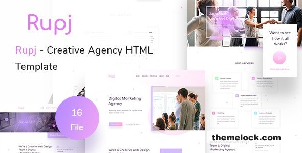 Rupj - Creative Agency HTML Template