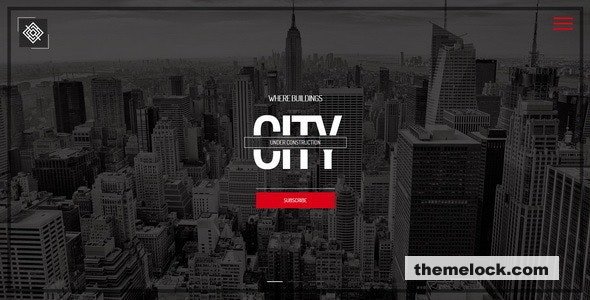 City v1.1 - Responsive Coming Soon Page