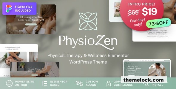 PhysioZen v1.0.1 - Chiropractor & Physiotherapy Wellness WordPress Theme