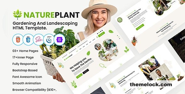 NaturePlant - Gardening And Landscaping HTML Template