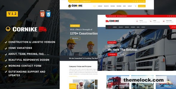 Cornike - Construction Company HTML Template