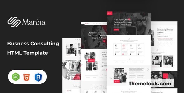 Manha - Business Agency HTML Template