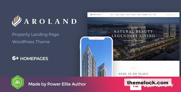 Aroland v1.1.3 - Single Property Landing Page WordPress Theme