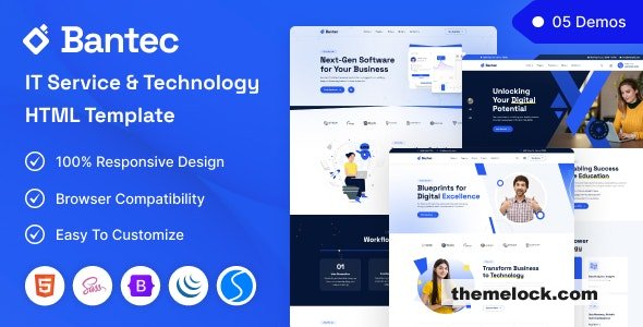 Bantec - IT Service & Technology HTML Template