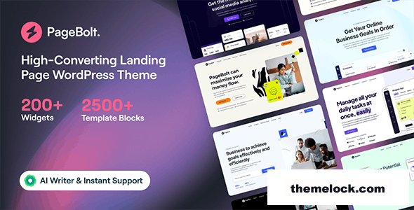 PageBolt v2.0.16 - Landing Page WordPress Theme