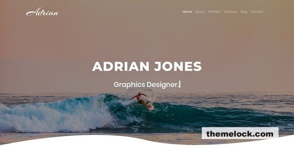 Adrian - Portfolio HTML Template