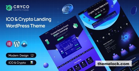 Cryco v1.0 - ICO & Crypto Landing WordPress Theme