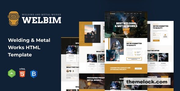 Welbim - Welding Services HTML Template