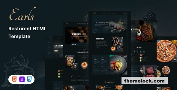 Earls - Restaurant HTML Template