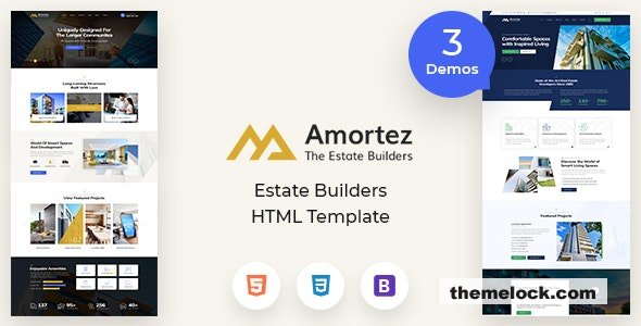 Amortez – Real Estate Group HTML Template