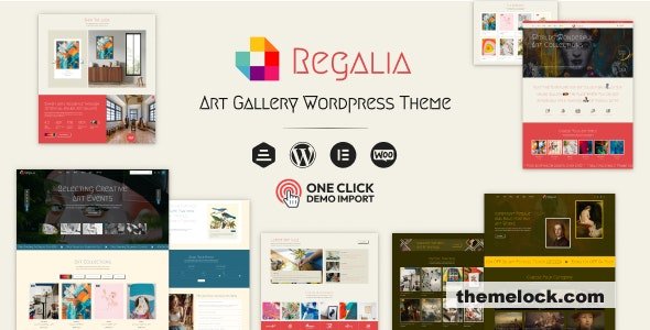 Regalia v1.0 - Artist Portfolio, Art Gallery Theme