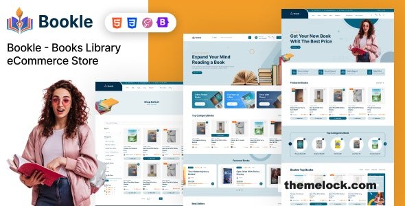 Bookle - Books Library eCommerce Store