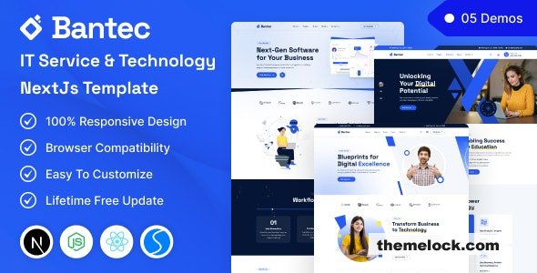 Bantec - IT Service & Technology NextJS Template