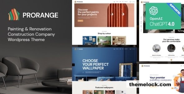 ProRange v2.3 - Painting & Renovation Construction Company WordPress Theme