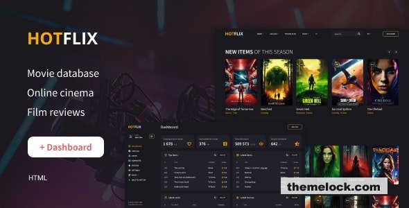 HotFlix – Online Movies, TV Shows & Cinema HTML Template