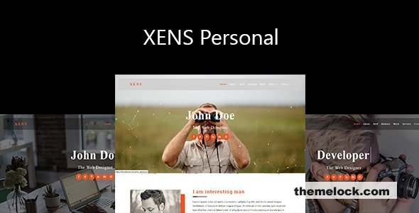 Xens - Personal Portfolio Responsive Template