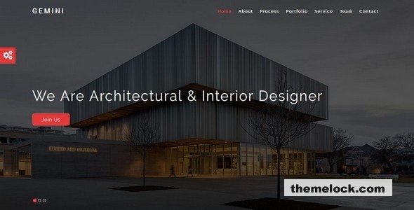 GEMINI - Interior and Architecture HTML5 Template